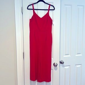 Red Jumpsuit. New with tag. Size 4: Ann Taylor LOFT